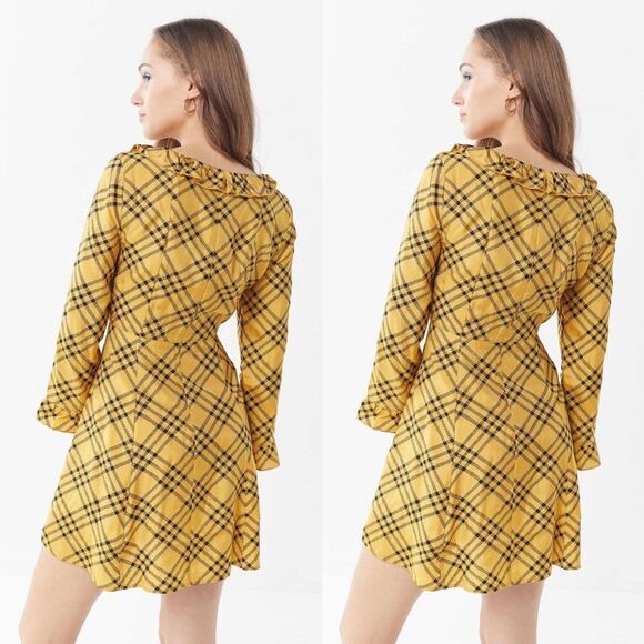 Urban Outfitters Kristen Plaid Ruffle Dress - Picture 4 of 4